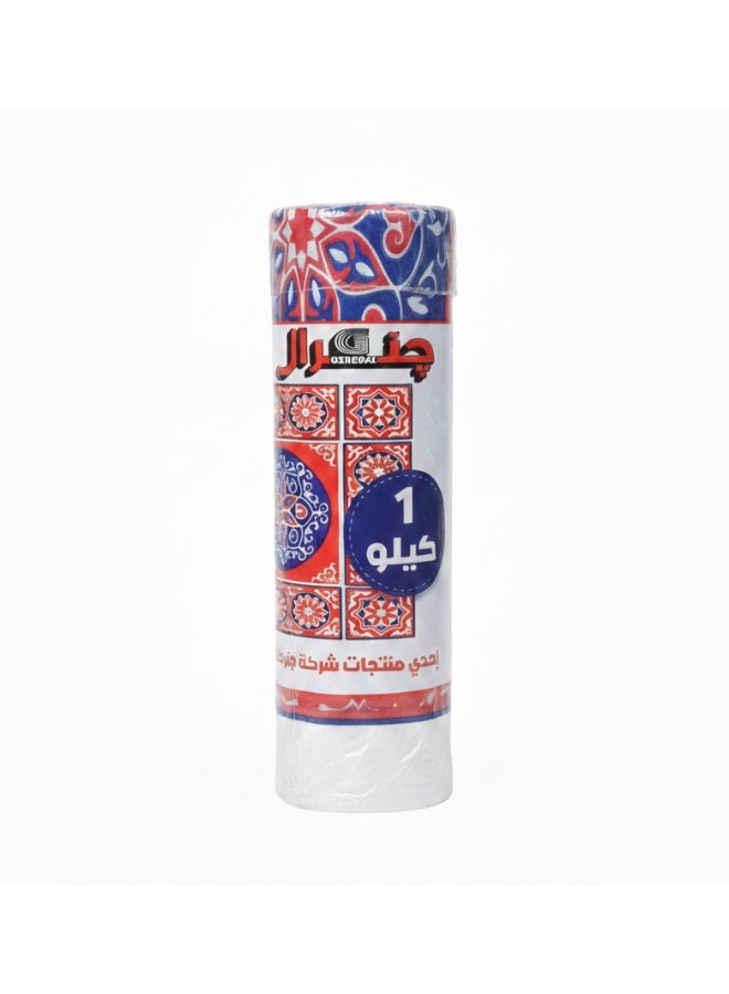 رول مفرش سفره متصل بالشرشرة - 1 كيلو - جودة عالية، يسهل تمزيقه، عملي وصحي للمنزل والحفلات - Image 1